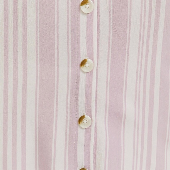 14/16 TORRID Pink Stripe Button Front Cami Top 1 - Picture 6 of 7